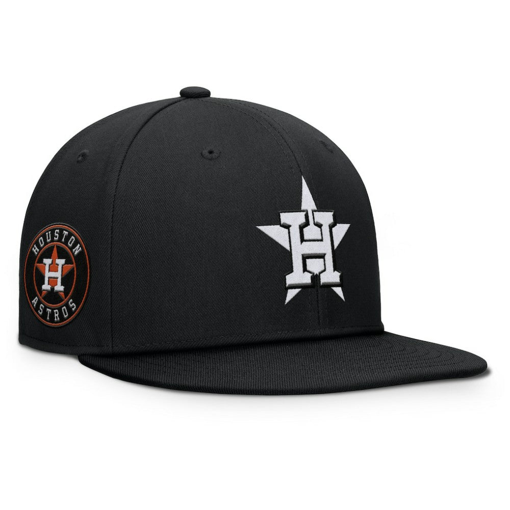 Black Houston Astros Fanatics Walk-Off Bullpen Snapback Hat