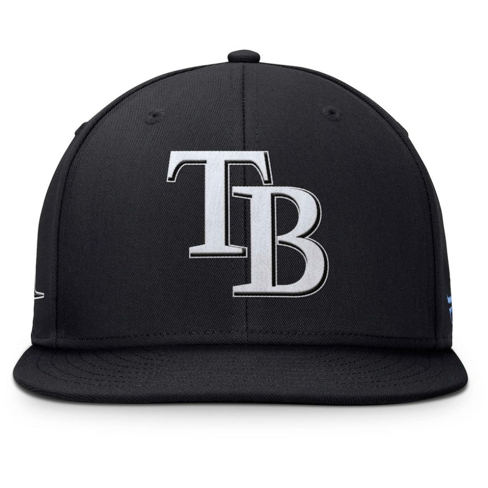 Black Tampa Bay Rays Fanatics Walk-Off Bullpen Snapback Hat