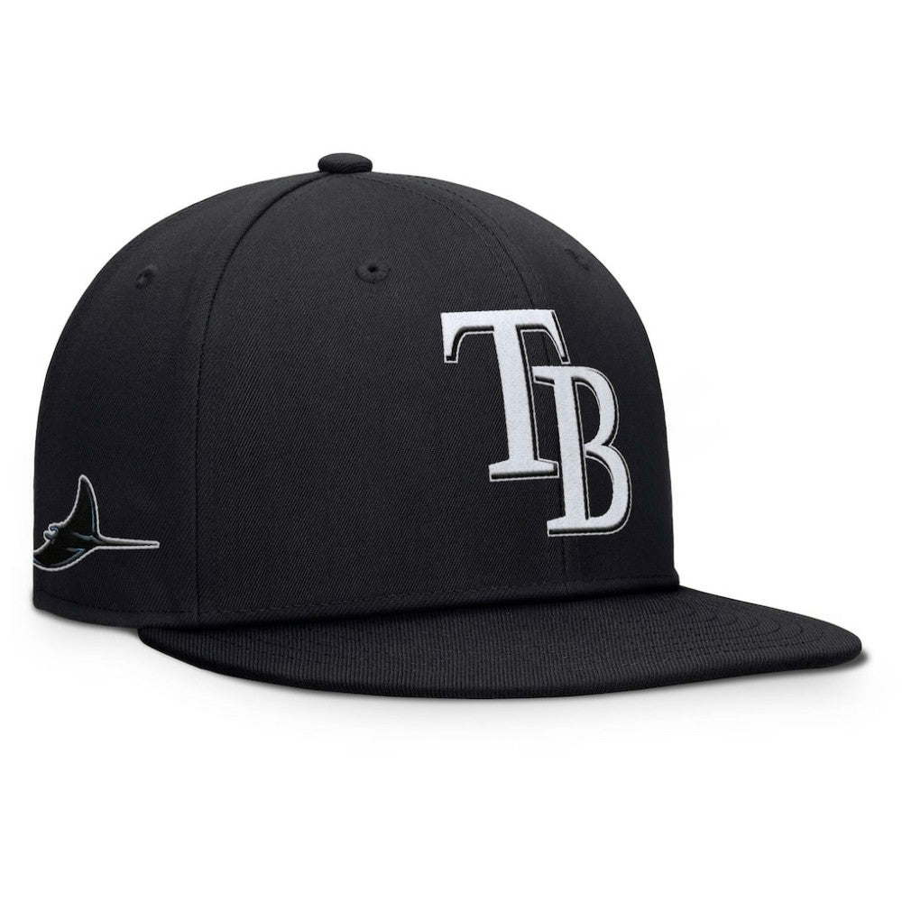 Black Tampa Bay Rays Fanatics Walk-Off Bullpen Snapback Hat