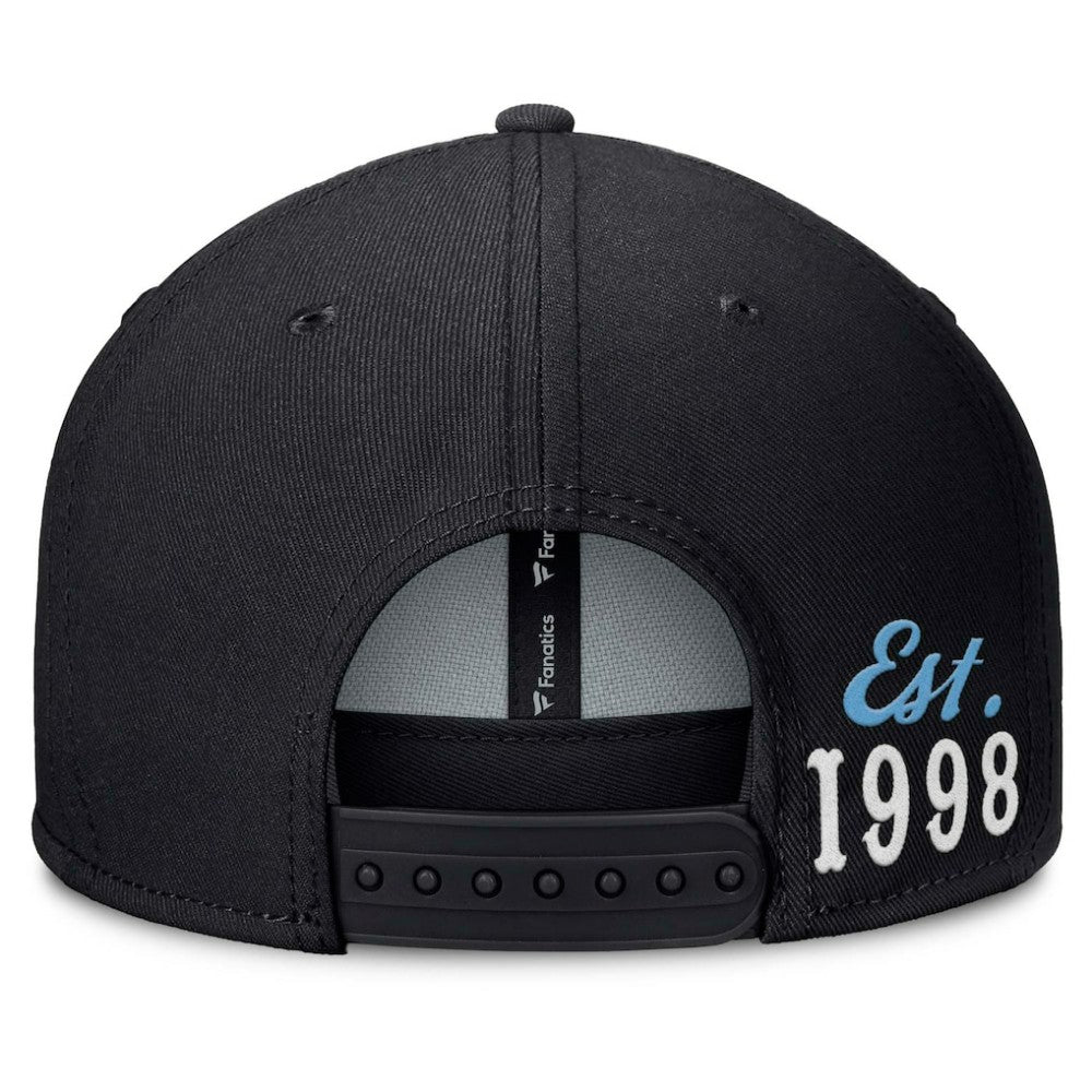 Black Tampa Bay Rays Fanatics Walk-Off Bullpen Snapback Hat