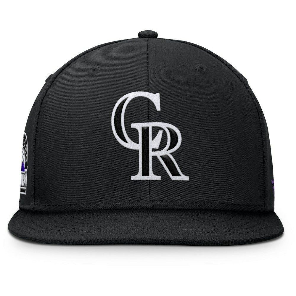 Black Colorado Rockies Fanatics Walk-Off Bullpen Snapback Hat