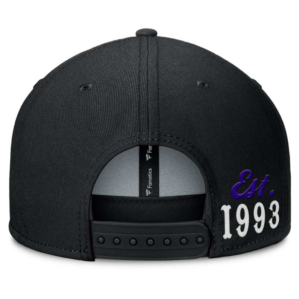 Black Colorado Rockies Fanatics Walk-Off Bullpen Snapback Hat