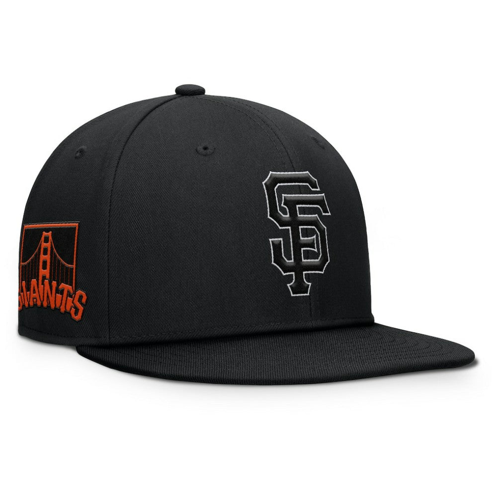Black San Francisco Giants Fanatics Walk-Off Bullpen Snapback Hat
