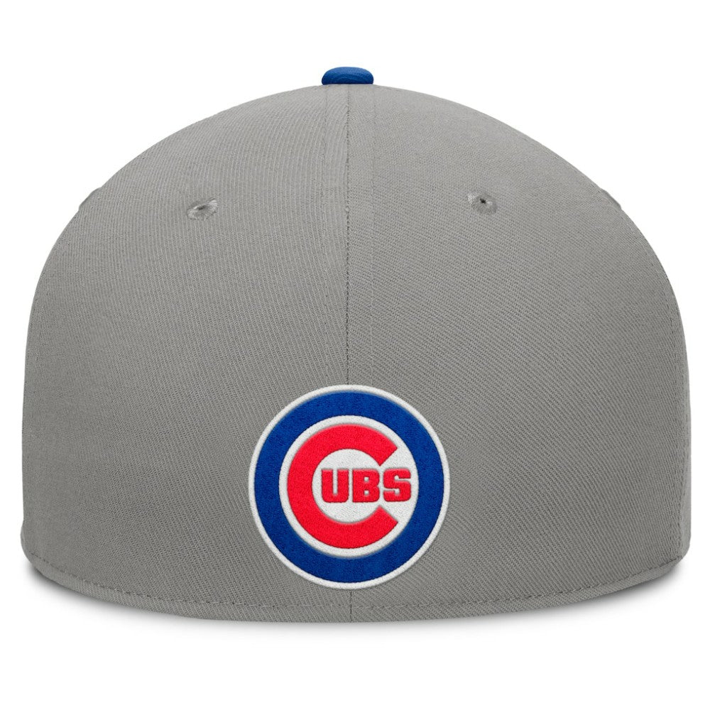Gray/Royal Chicago Cubs Fanatics Clubhouse Dugout Fitted Hat