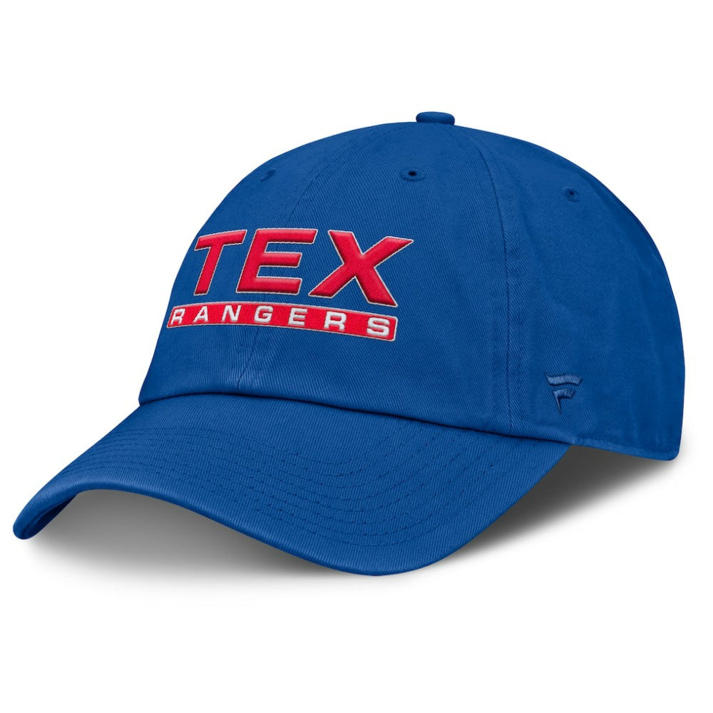 Royal Texas Rangers Fanatics Women's Fly Out Adjustable Hat