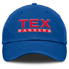 Royal Texas Rangers Fanatics Women's Fly Out Adjustable Hat