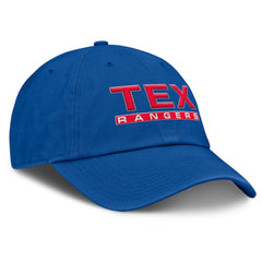 Royal Texas Rangers Fanatics Women's Fly Out Adjustable Hat