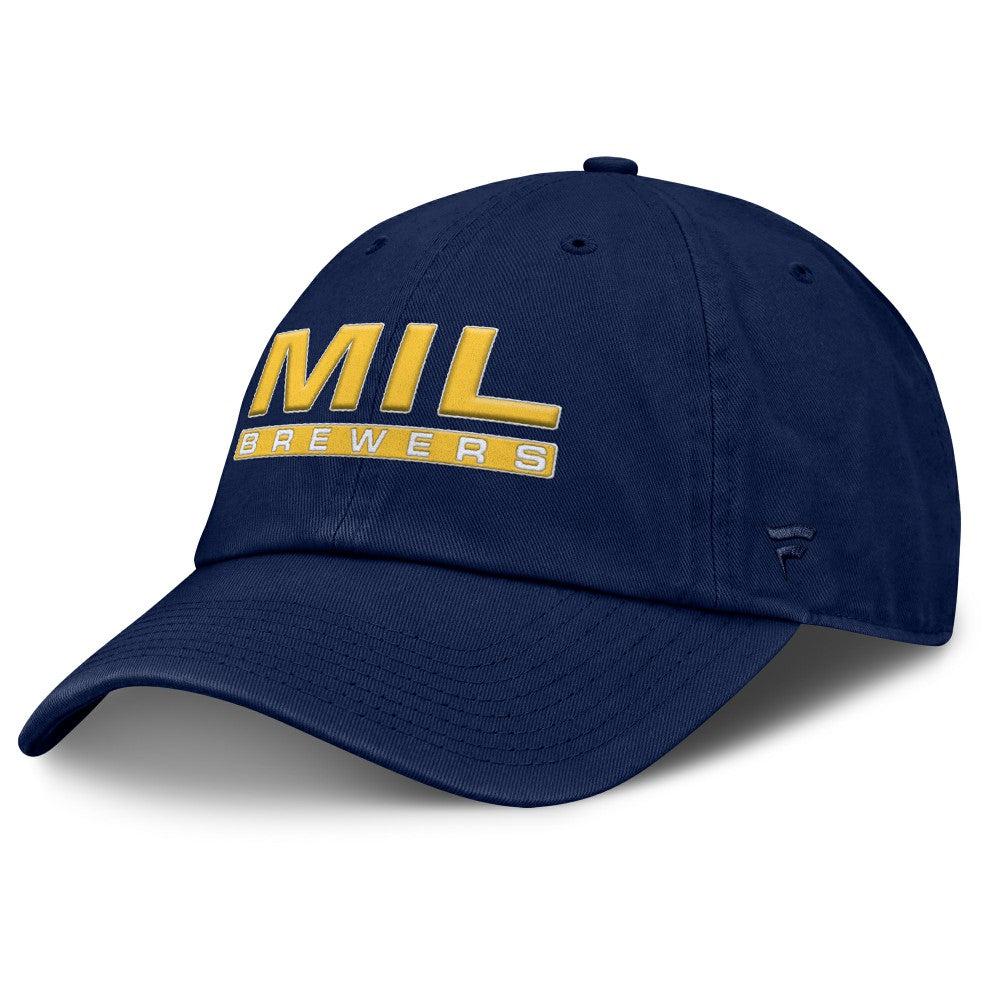 Navy Milwaukee Brewers Fanatics Women's Fly Out Adjustable Hat