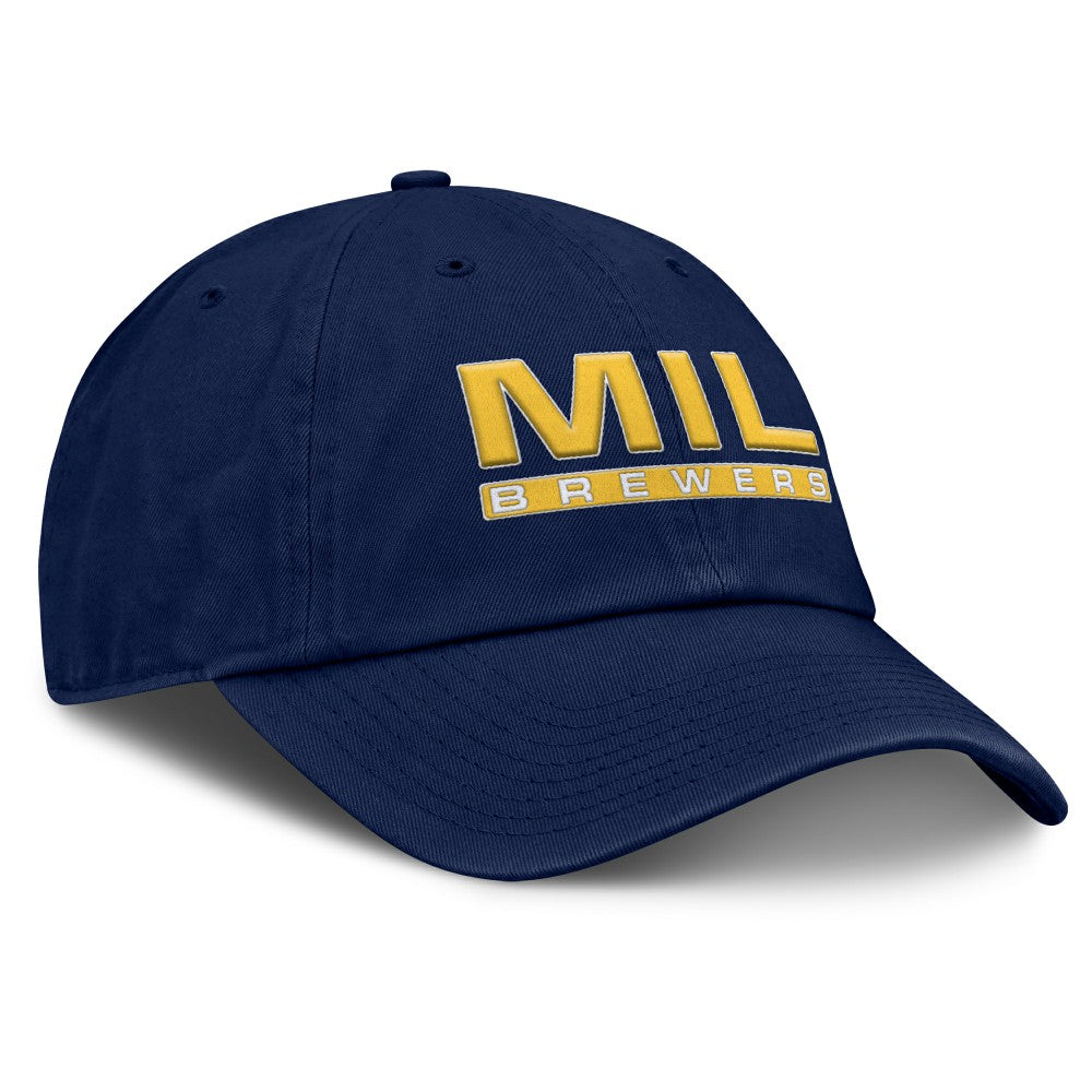 Navy Milwaukee Brewers Fanatics Women's Fly Out Adjustable Hat