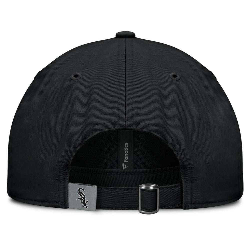 Black Chicago White Sox Fanatics Women's Fly Out Adjustable Hat