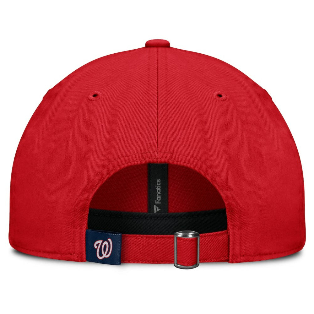Red Washington Nationals Fanatics Women's Fly Out Adjustable Hat