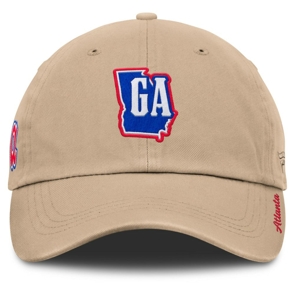 Tan Atlanta Braves Fanatics Women's Cooperstown Collection Adjustable Hat