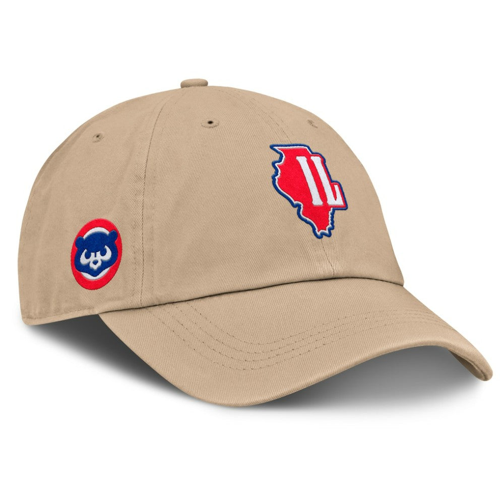 Tan Chicago Cubs Fanatics Women's Cooperstown Collection Adjustable Hat