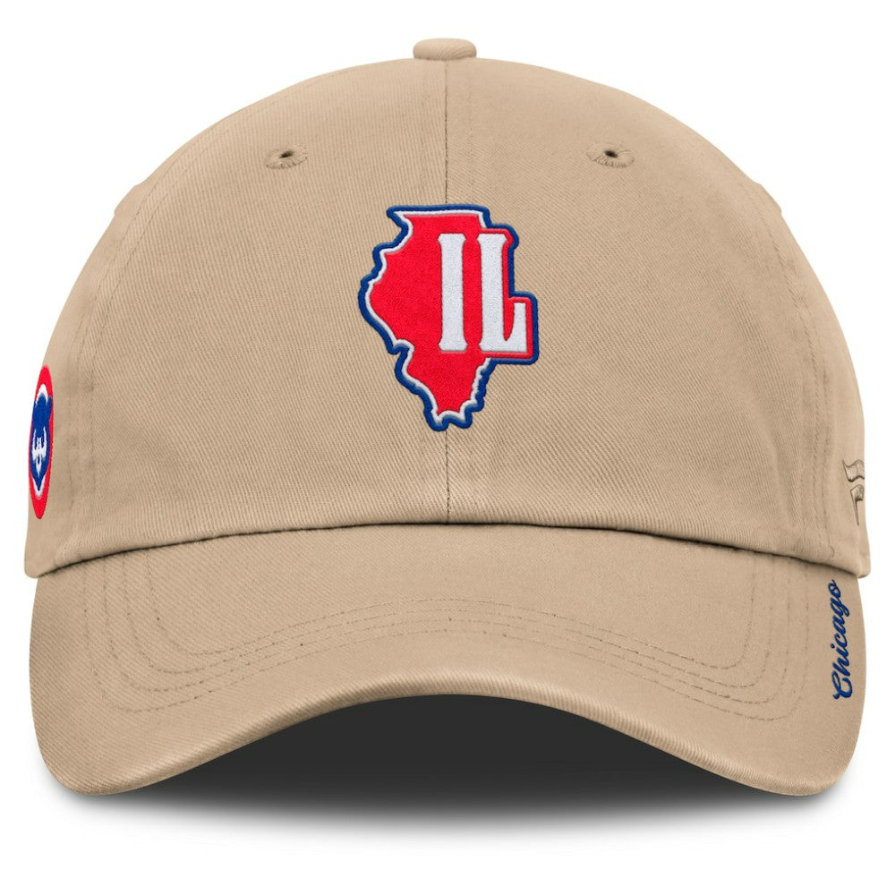 Tan Chicago Cubs Fanatics Women's Cooperstown Collection Adjustable Hat