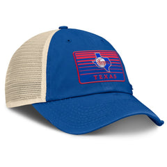 Royal/Natural Texas Rangers Fanatics Cooperstown Collection Eastbound Mesh Adjustable Hat