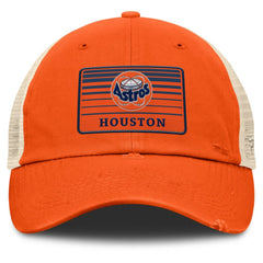 Orange/Natural Houston Astros Fanatics Cooperstown Collection Eastbound Mesh Adjustable Hat