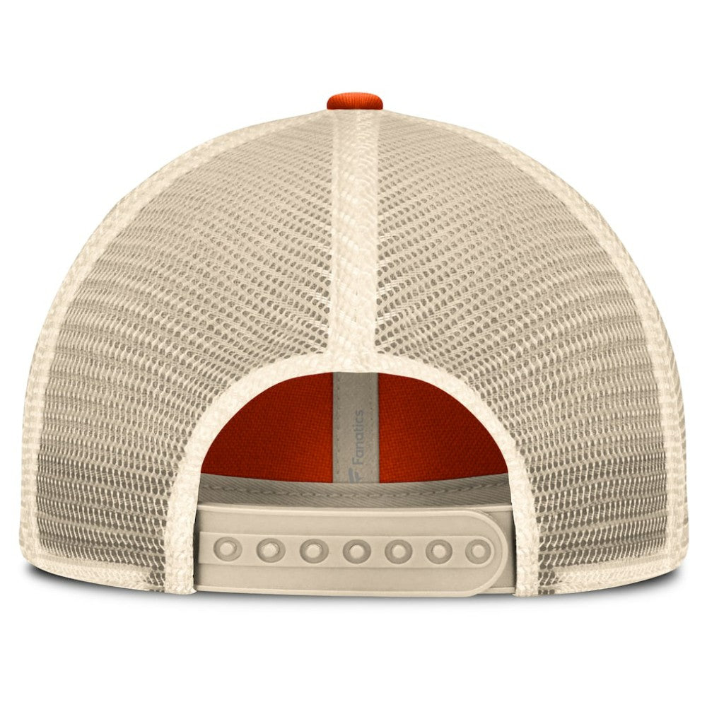 Orange/Natural Houston Astros Fanatics Cooperstown Collection Eastbound Mesh Adjustable Hat