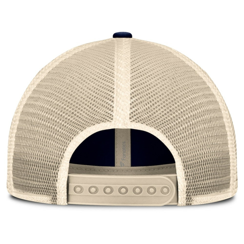 Navy/Natural Boston Red Sox Fanatics Cooperstown Collection Eastbound Mesh Adjustable Hat