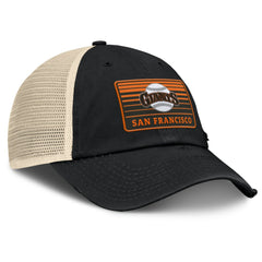 Black/Natural San Francisco Giants Fanatics Cooperstown Collection Eastbound Mesh Adjustable Hat