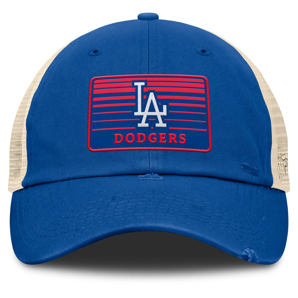 Royal/Natural Los Angeles Dodgers Fanatics Cooperstown Collection Eastbound Mesh Adjustable Hat