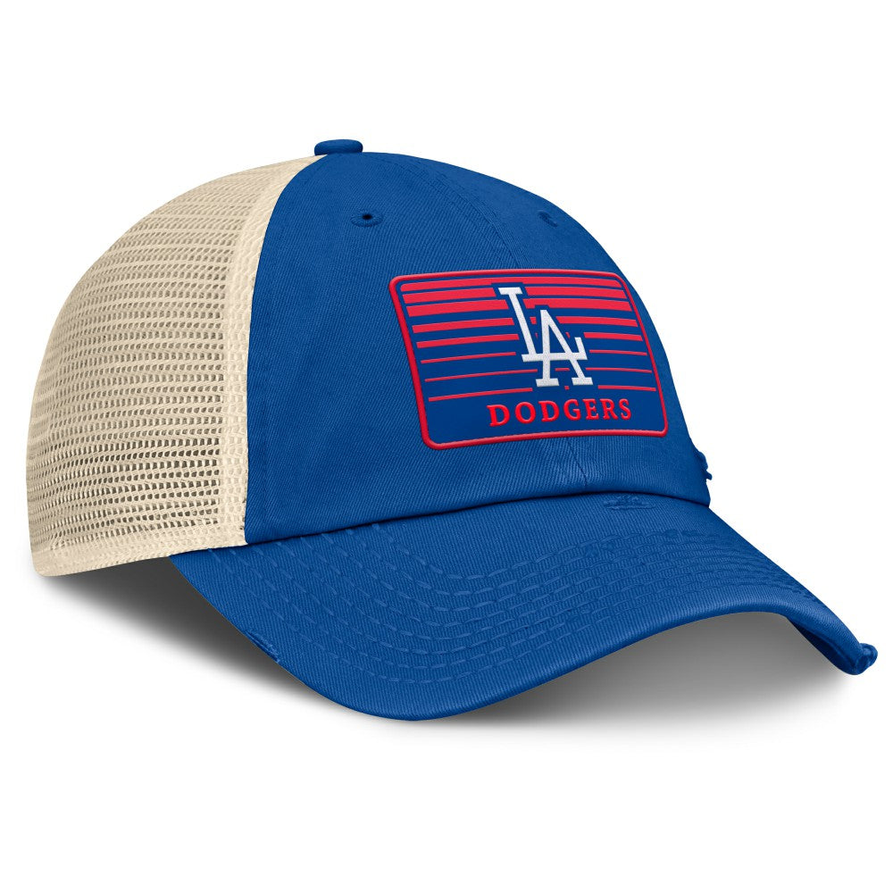 Royal/Natural Los Angeles Dodgers Fanatics Cooperstown Collection Eastbound Mesh Adjustable Hat