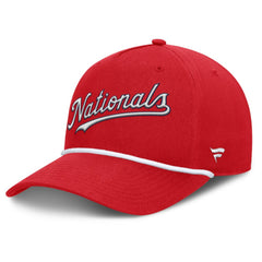 Red Washington Nationals Fanatics Clubhouse Foul Ball A-Frame Adjustable Hat