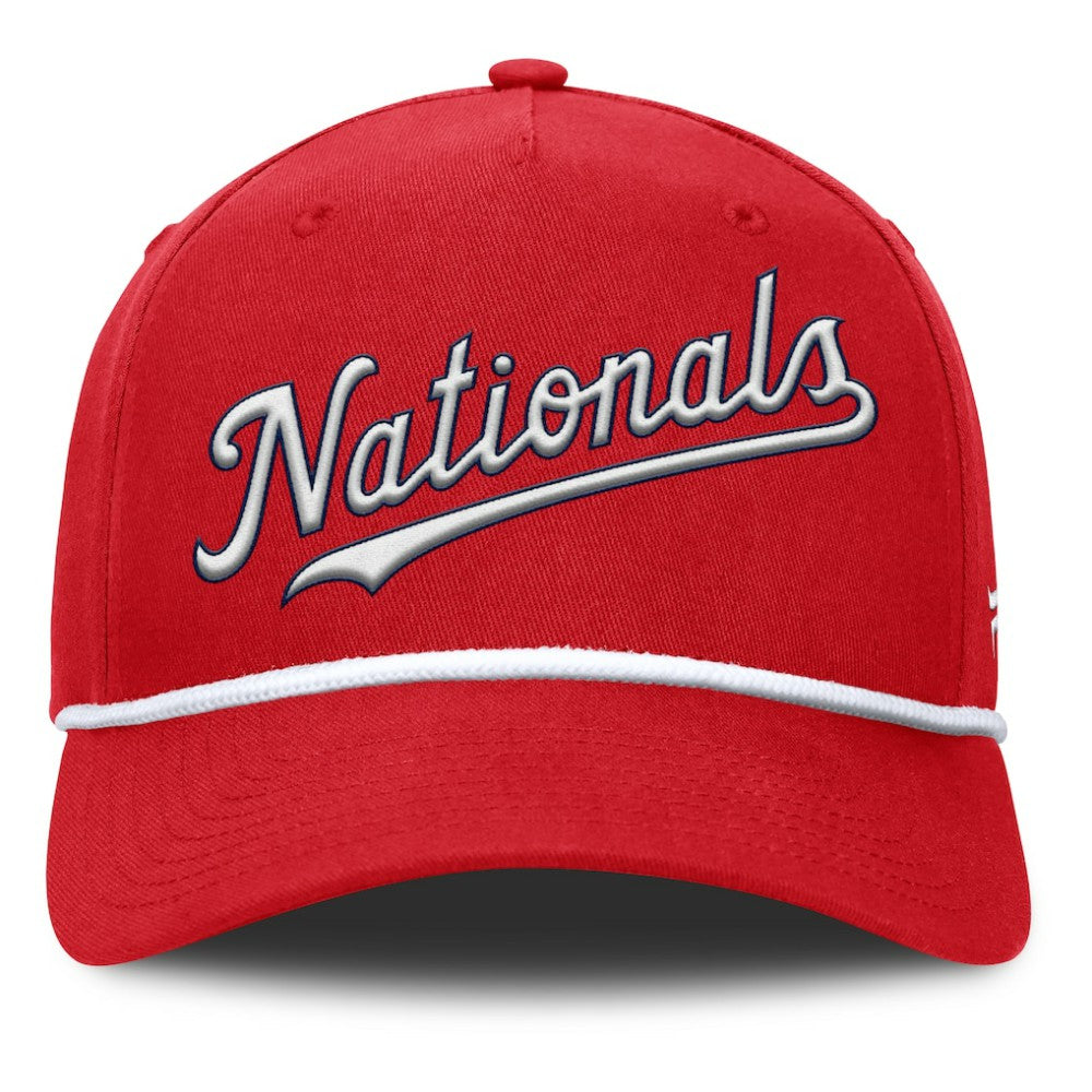 Red Washington Nationals Fanatics Clubhouse Foul Ball A-Frame Adjustable Hat
