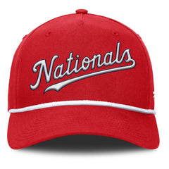 Red Washington Nationals Fanatics Clubhouse Foul Ball A-Frame Adjustable Hat