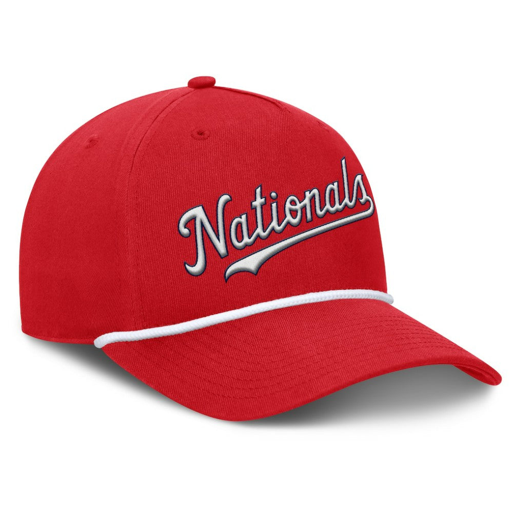 Red Washington Nationals Fanatics Clubhouse Foul Ball A-Frame Adjustable Hat
