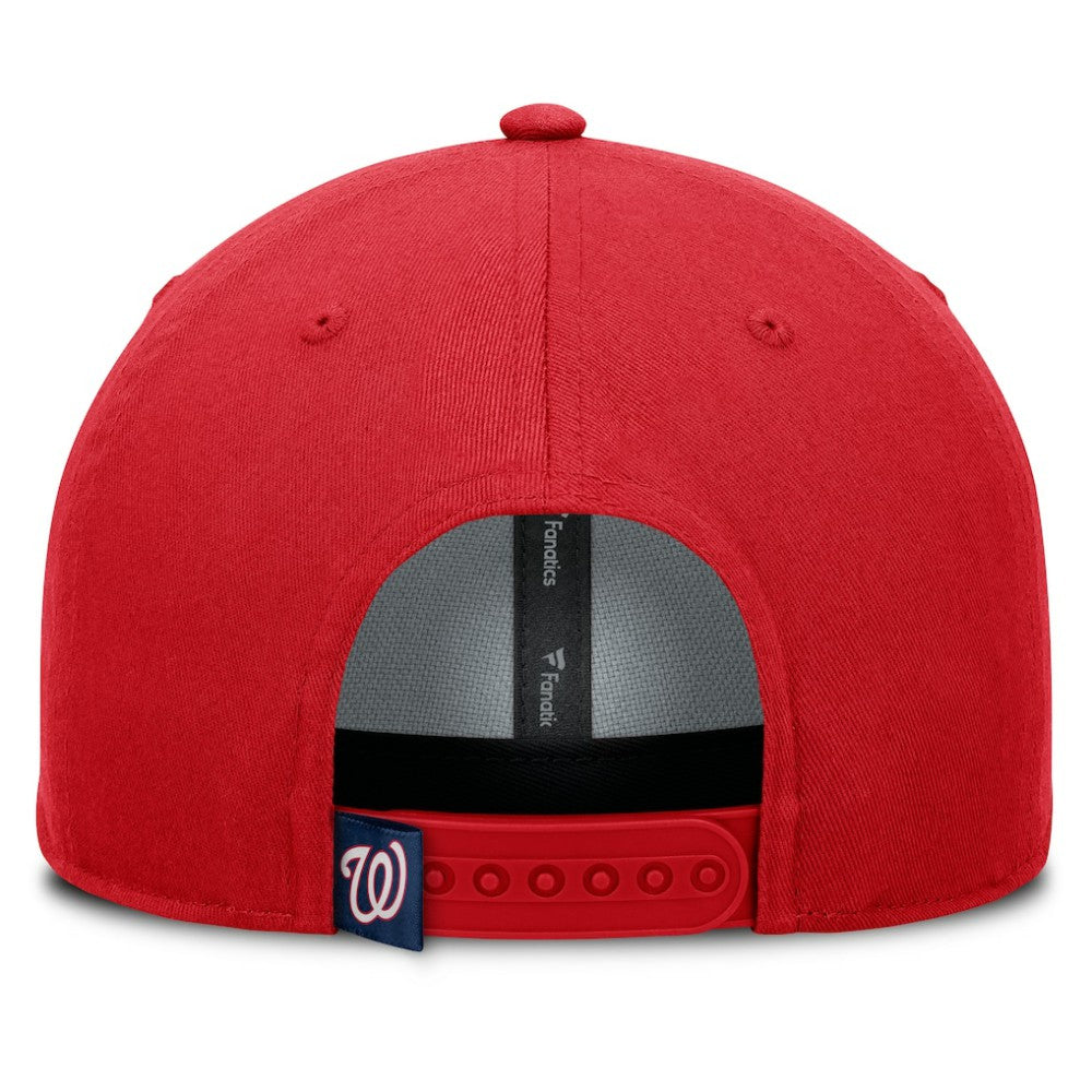 Red Washington Nationals Fanatics Clubhouse Foul Ball A-Frame Adjustable Hat