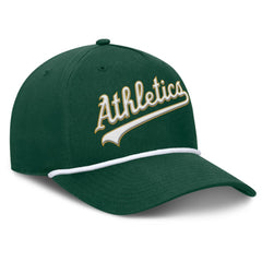 Green Athletics Fanatics Clubhouse Foul Ball A-Frame Adjustable Hat
