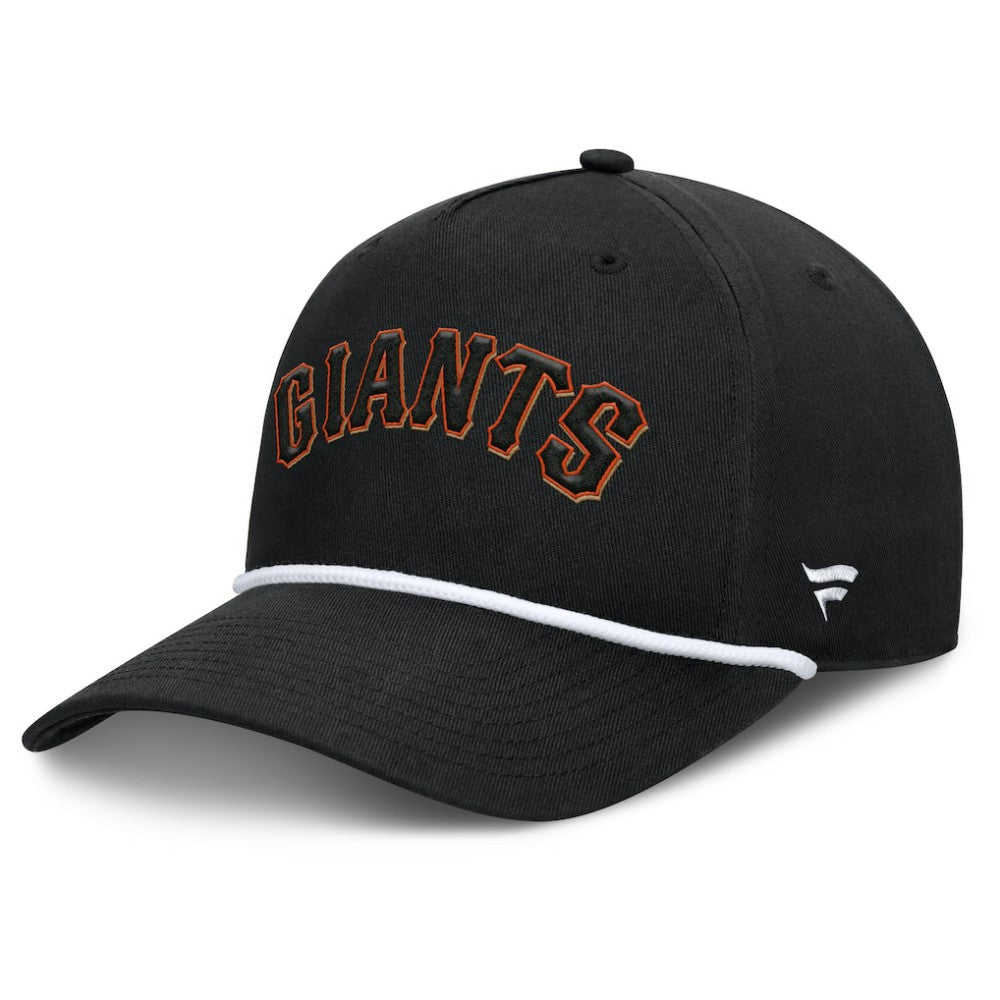 Black San Francisco Giants Fanatics Clubhouse Foul Ball A-Frame Adjustable Hat