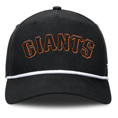 Black San Francisco Giants Fanatics Clubhouse Foul Ball A-Frame Adjustable Hat