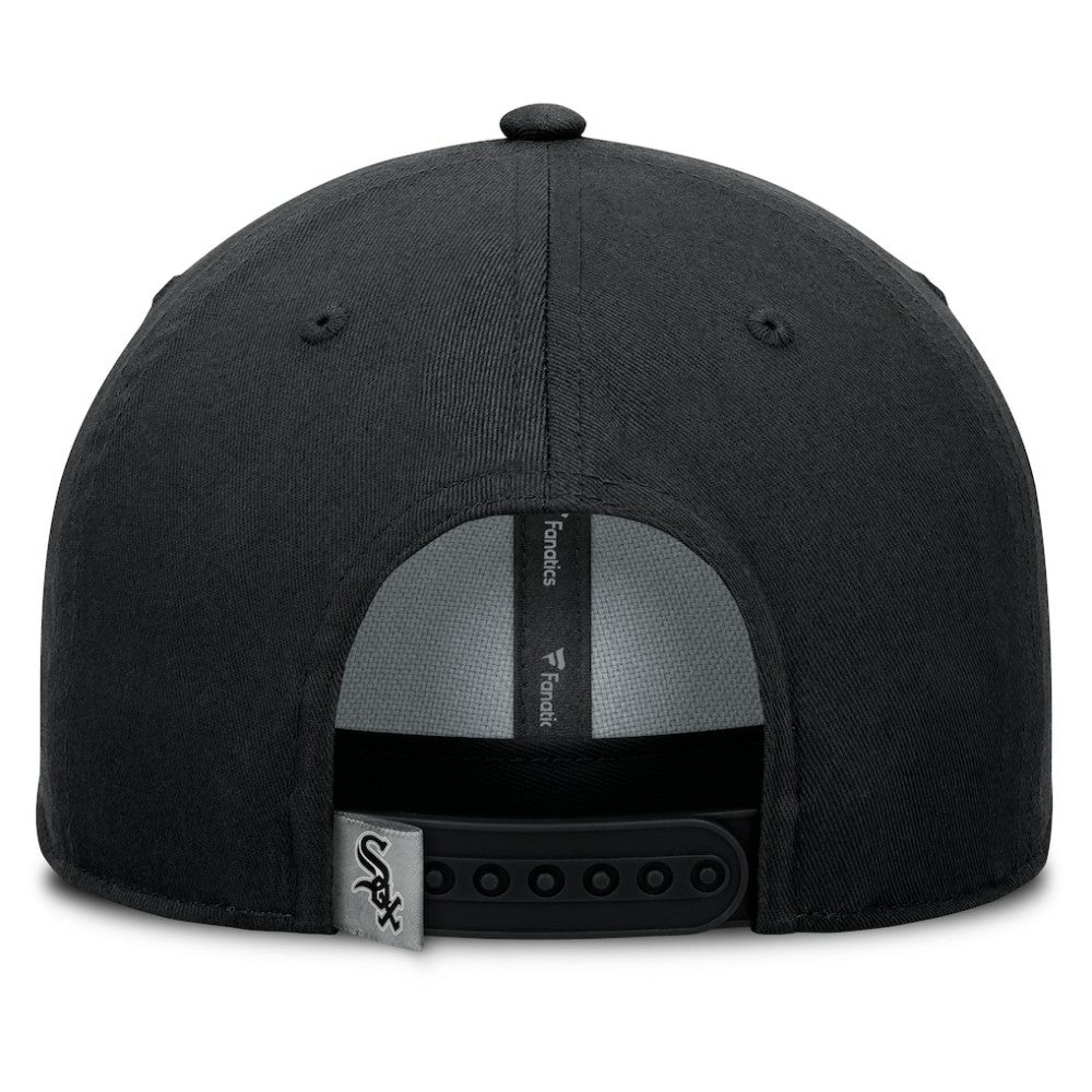 Black Chicago White Sox Fanatics Clubhouse Foul Ball A-Frame Adjustable Hat