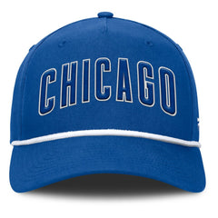 Royal Chicago Cubs Fanatics Clubhouse Foul Ball A-Frame Adjustable Hat
