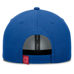 Royal Chicago Cubs Fanatics Clubhouse Foul Ball A-Frame Adjustable Hat