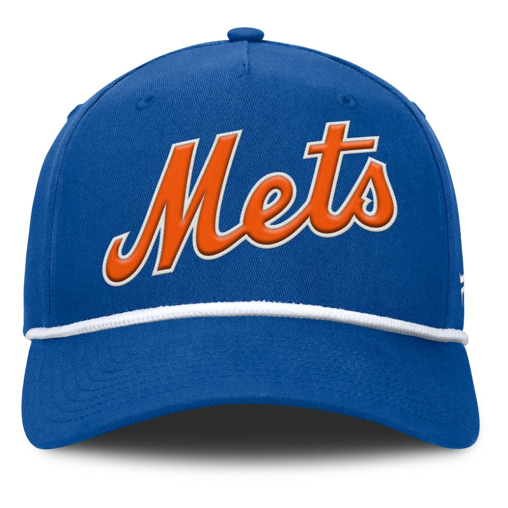 Royal New York Mets Fanatics Clubhouse Foul Ball A-Frame Adjustable Hat