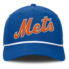 Royal New York Mets Fanatics Clubhouse Foul Ball A-Frame Adjustable Hat