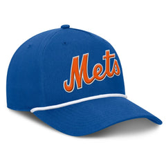 Royal New York Mets Fanatics Clubhouse Foul Ball A-Frame Adjustable Hat