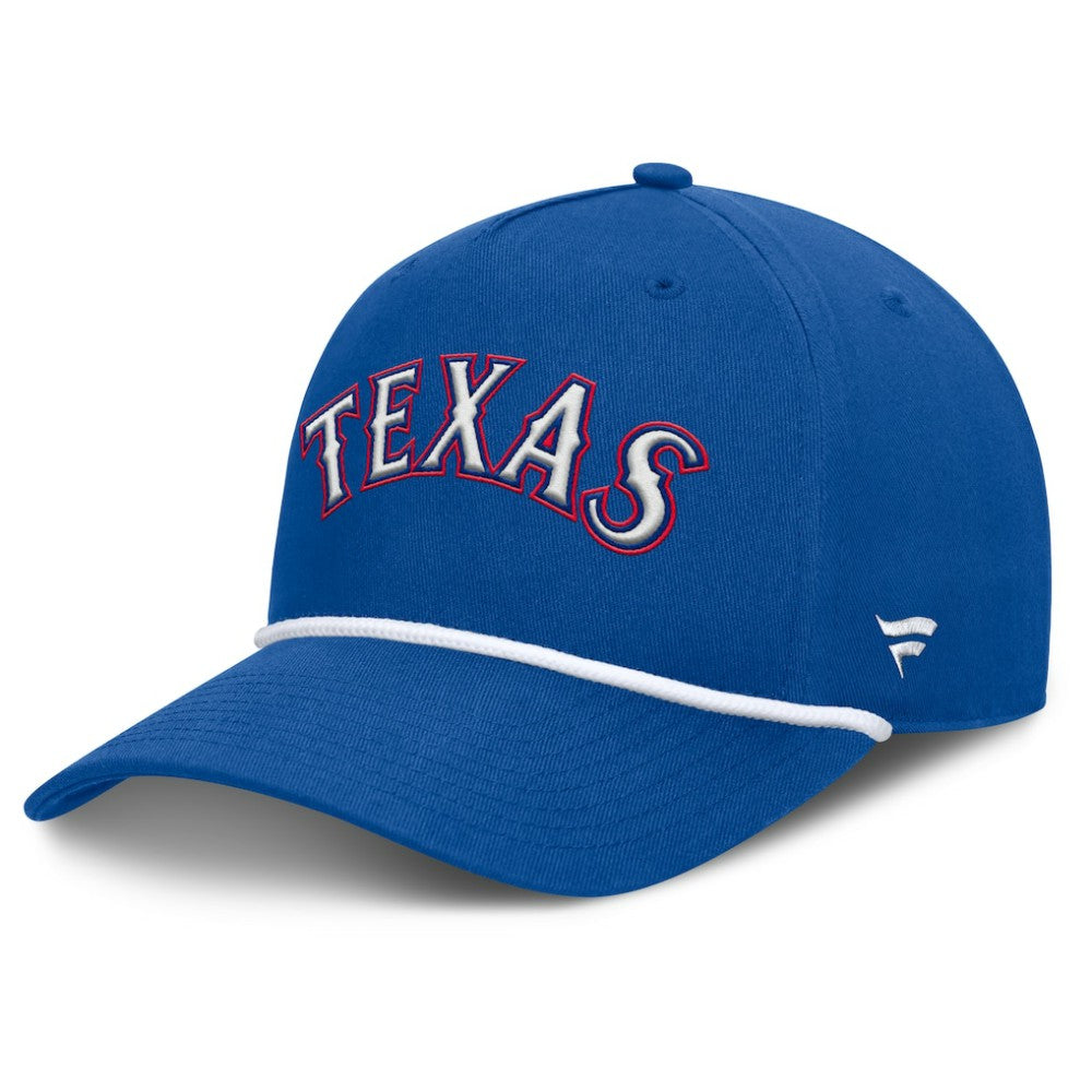 Royal Texas Rangers Fanatics Clubhouse Foul Ball A-Frame Adjustable Hat