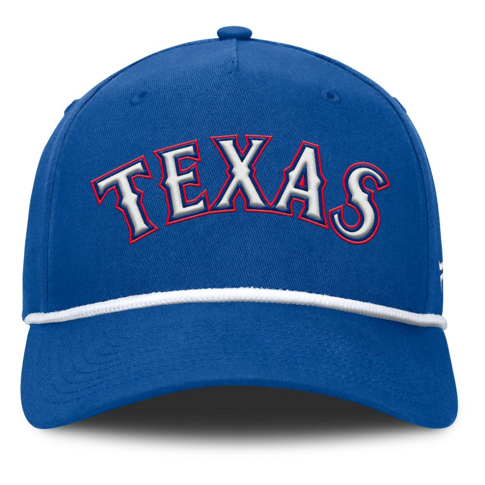 Royal Texas Rangers Fanatics Clubhouse Foul Ball A-Frame Adjustable Hat