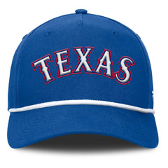 Royal Texas Rangers Fanatics Clubhouse Foul Ball A-Frame Adjustable Hat
