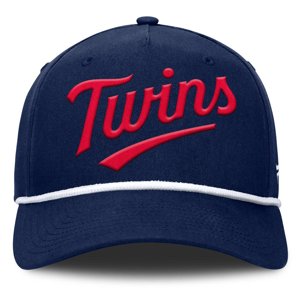 Navy Minnesota Twins Fanatics Clubhouse Foul Ball A-Frame Adjustable Hat