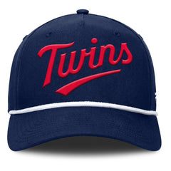 Navy Minnesota Twins Fanatics Clubhouse Foul Ball A-Frame Adjustable Hat