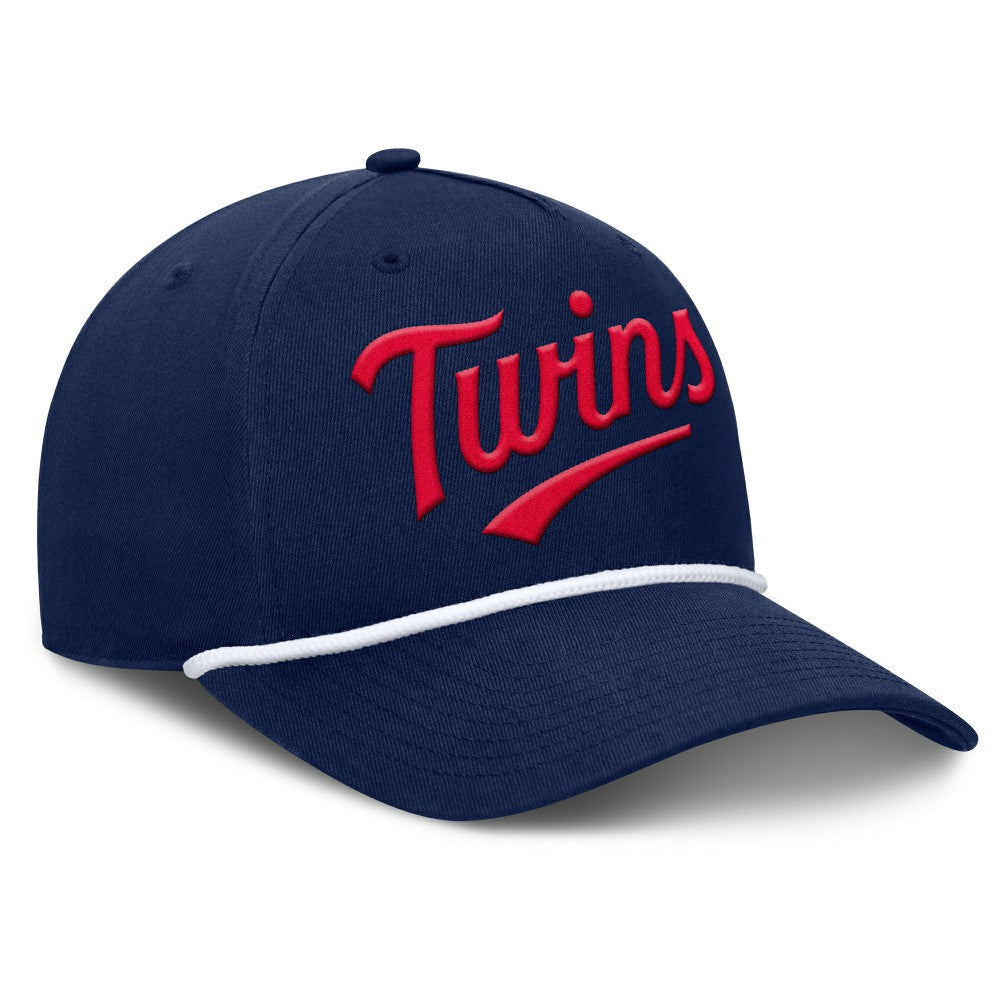 Navy Minnesota Twins Fanatics Clubhouse Foul Ball A-Frame Adjustable Hat