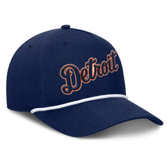 Navy Detroit Tigers Fanatics Clubhouse Foul Ball A-Frame Adjustable Hat