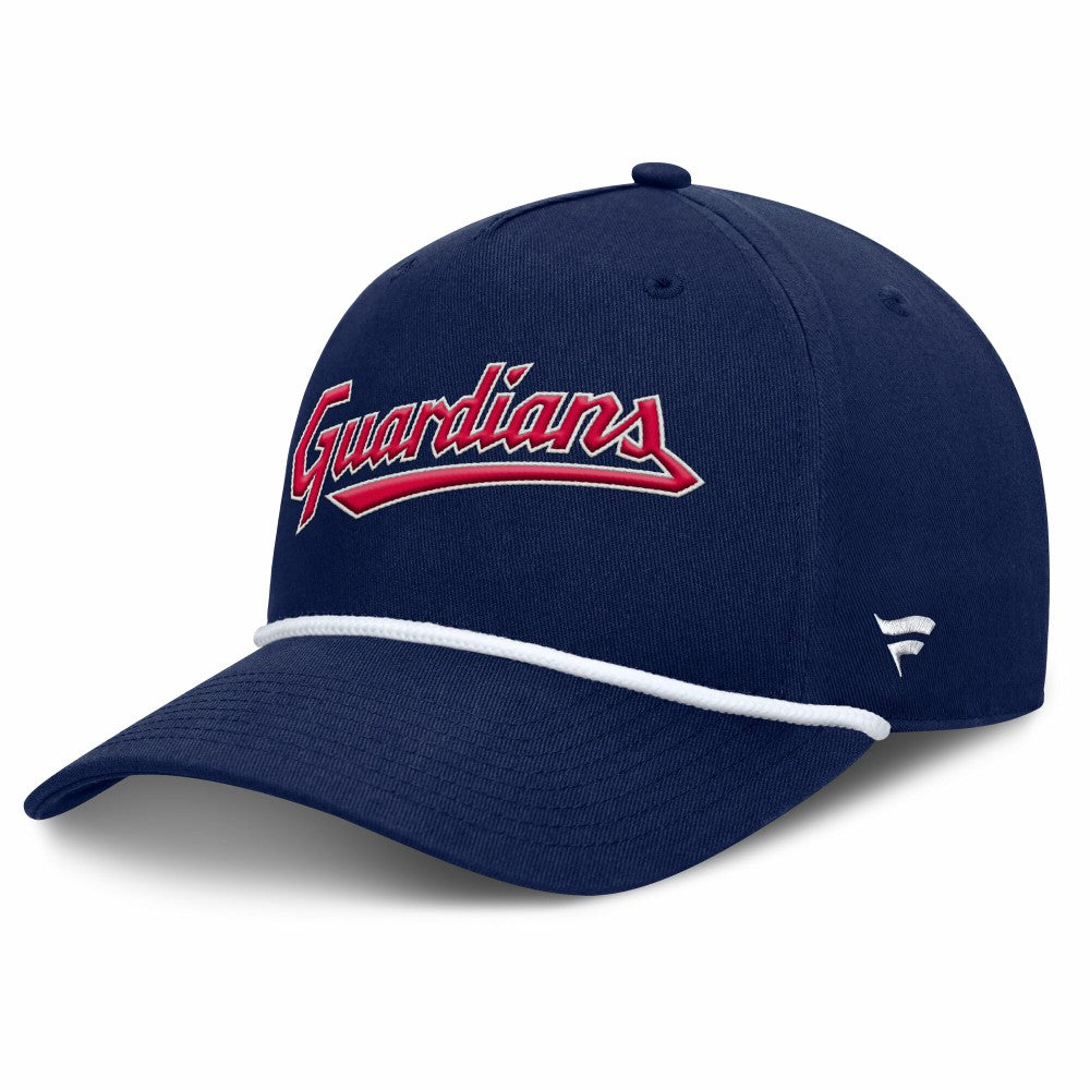 Navy Cleveland Guardians Fanatics Clubhouse Foul Ball A-Frame Adjustable Hat