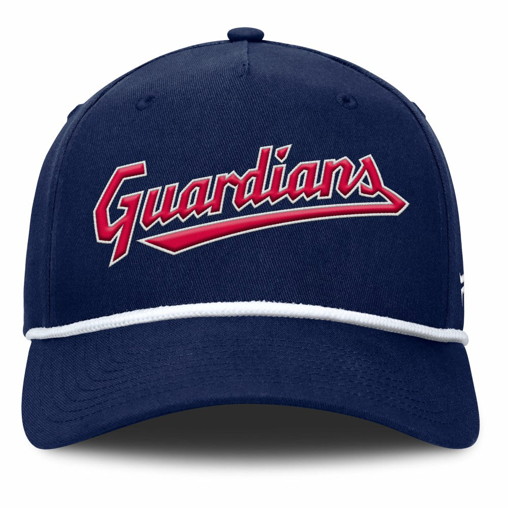 Navy Cleveland Guardians Fanatics Clubhouse Foul Ball A-Frame Adjustable Hat