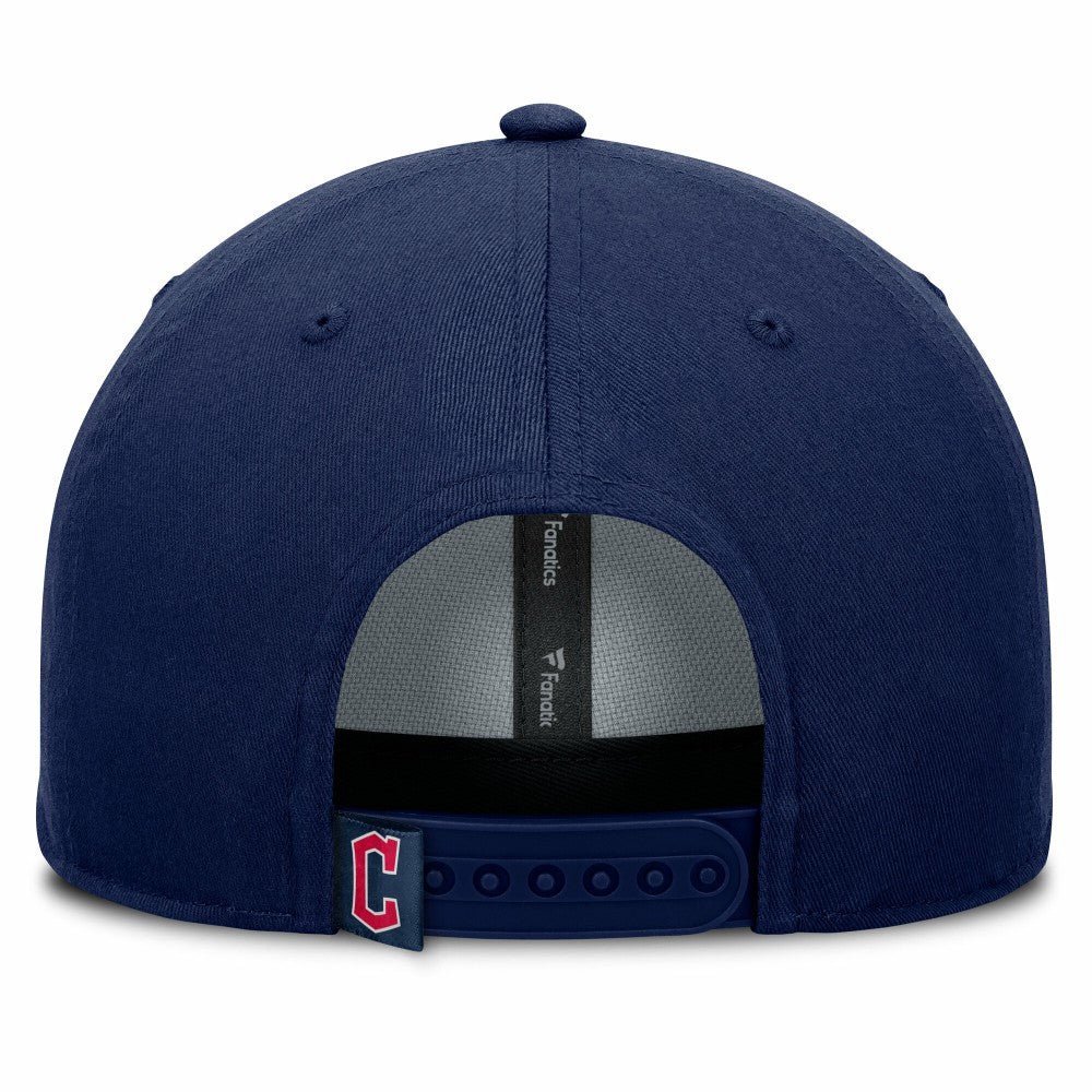 Navy Cleveland Guardians Fanatics Clubhouse Foul Ball A-Frame Adjustable Hat
