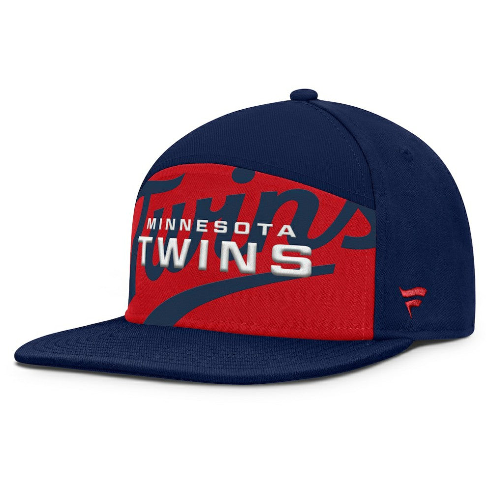Navy/Red Minnesota Twins Fanatics Clubhouse Splitter Snapback Hat